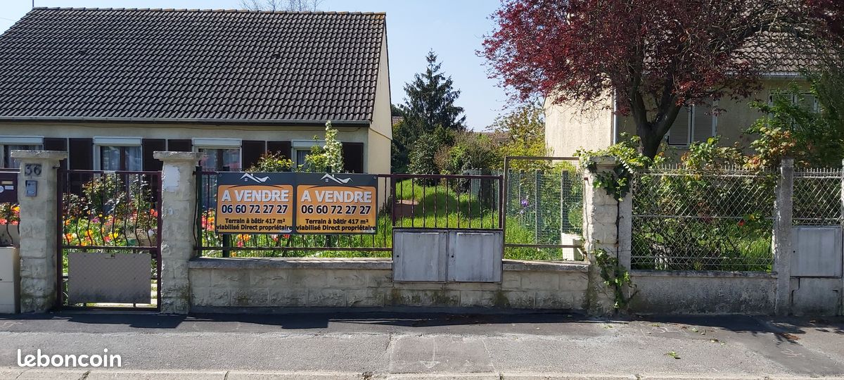 Terrain 417 m² · à Éragny-sur-Oise · 269 500 €