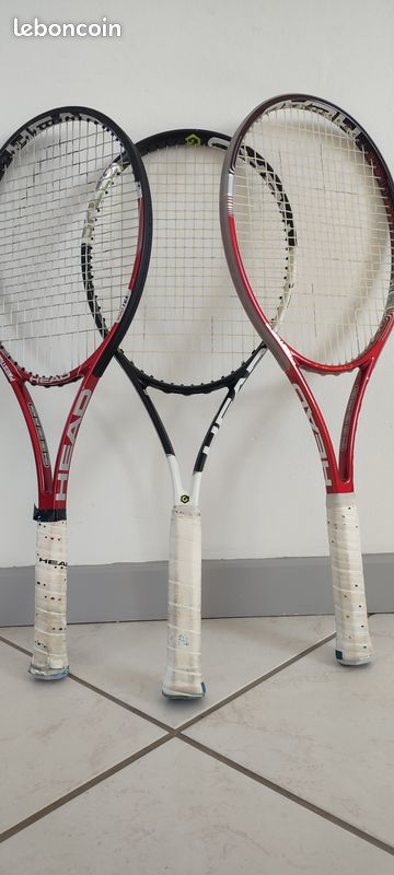Head Prestige MP L 2023 construction Auxetic 2.0 finition rouge vernie