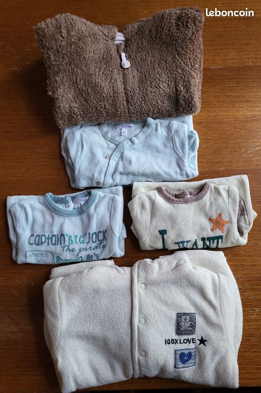 Lot 5 Vêtements Naissance (image 1)