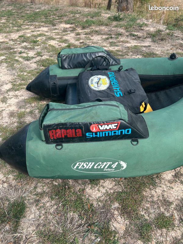 Float tube OUTCAST FISH CAT 4 DELUXE COMPLET – Pompe+Palmes– Pêche lac/étang/rivière (image 4)