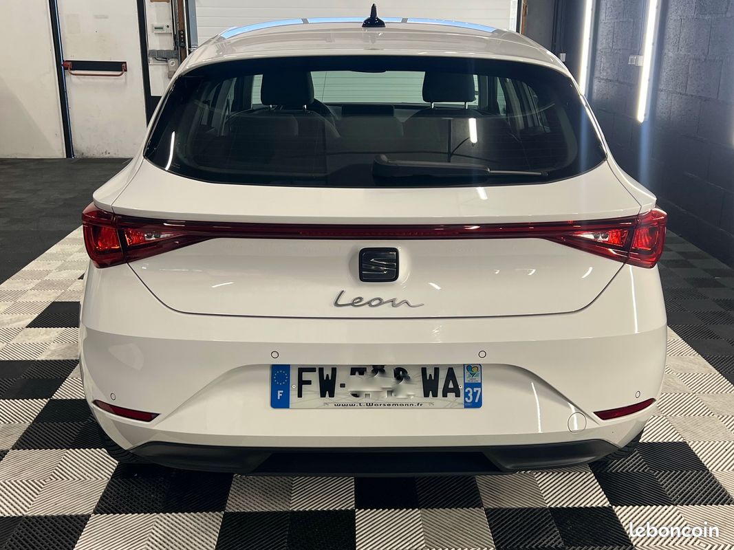 SEAT LEON 2.0 TDI 115ch STYLE BVM6 01/2021 76000 kms 1ERE MAIN / CAMERA / CARPLAY / HISTORIQUE LIMPIDE (image 8)
