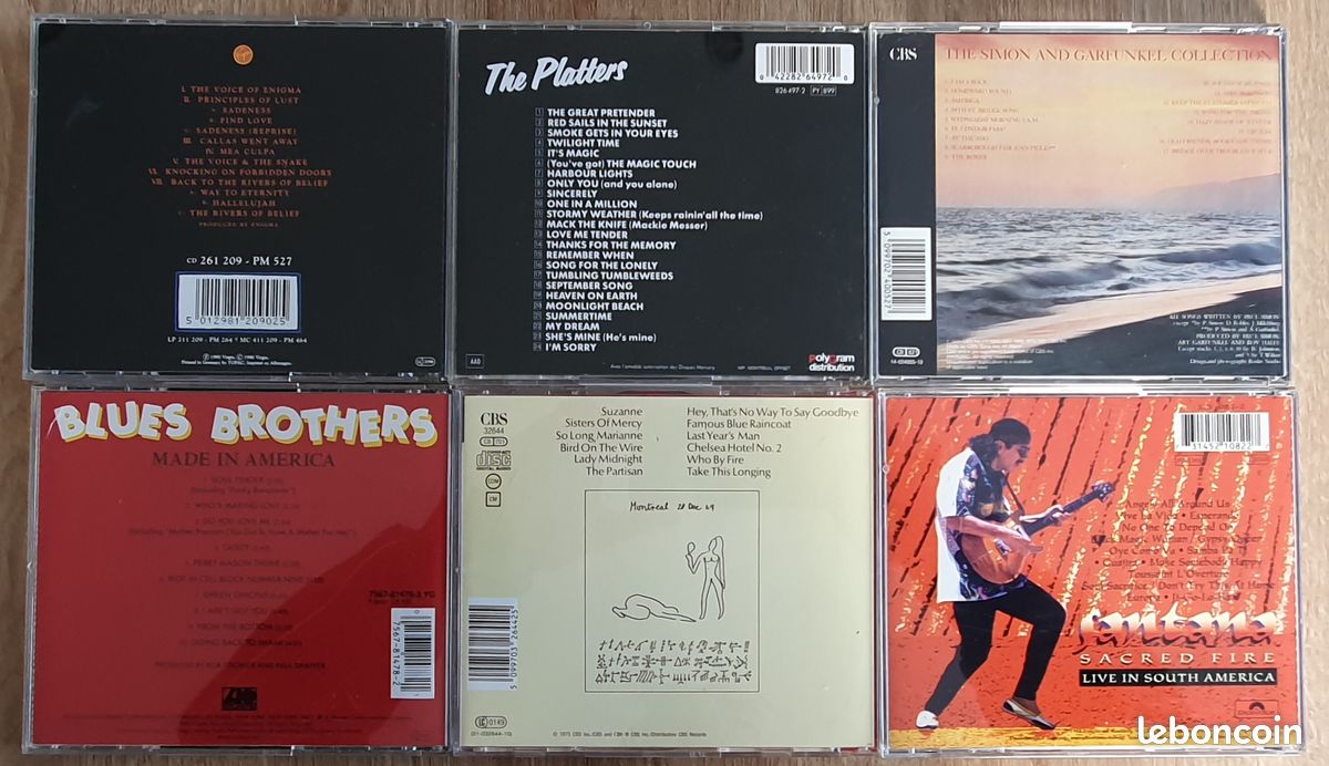 Lot de 6 CD Pop Rock (image 3)