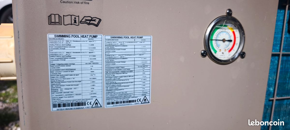 Pompe à chaleur BERING Inverboost BEXP07i – Piscine / Jacuzzi (image 3)