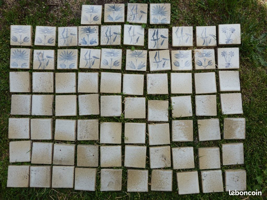 Lot de carrelage carreaux en grès vintage 10E (image 1)