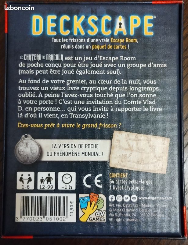 Deckscape Le château de Dracula (image 2)