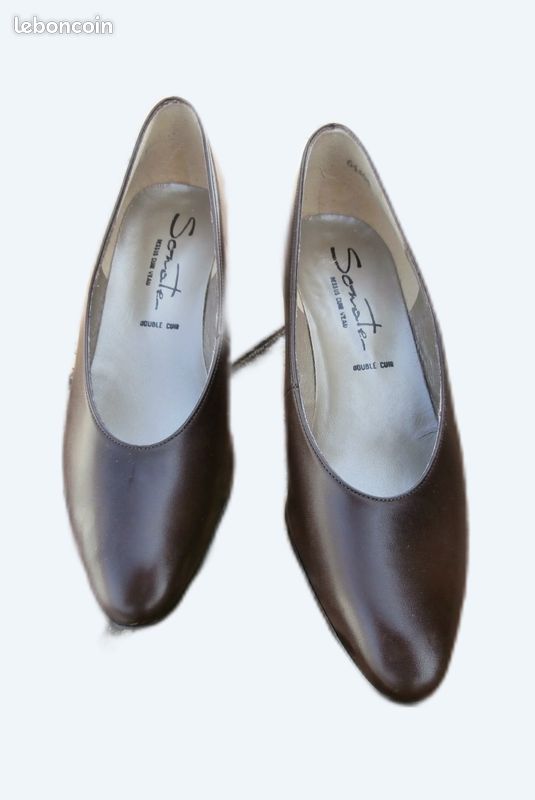 Escarpin femme cuir neuf t36 (image 1)