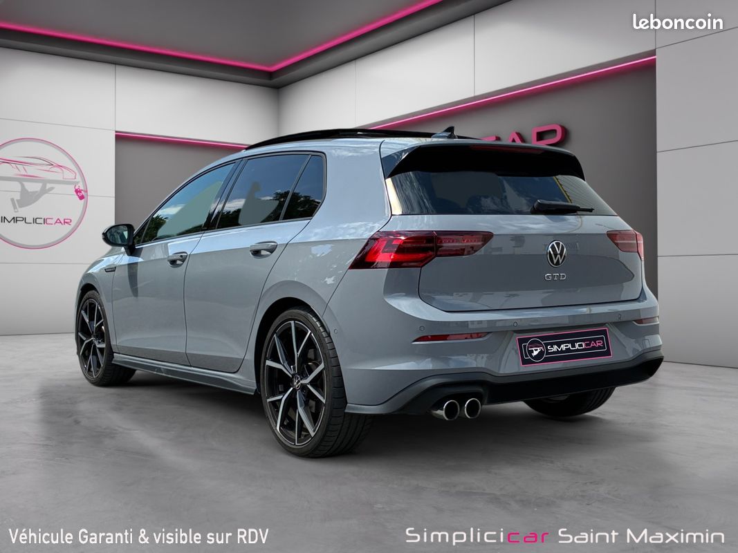 VOLKSWAGEN GOLF VIII 2.0 TDI 200 GTD DSG 200Ch Garantie 12 mois (image 7)