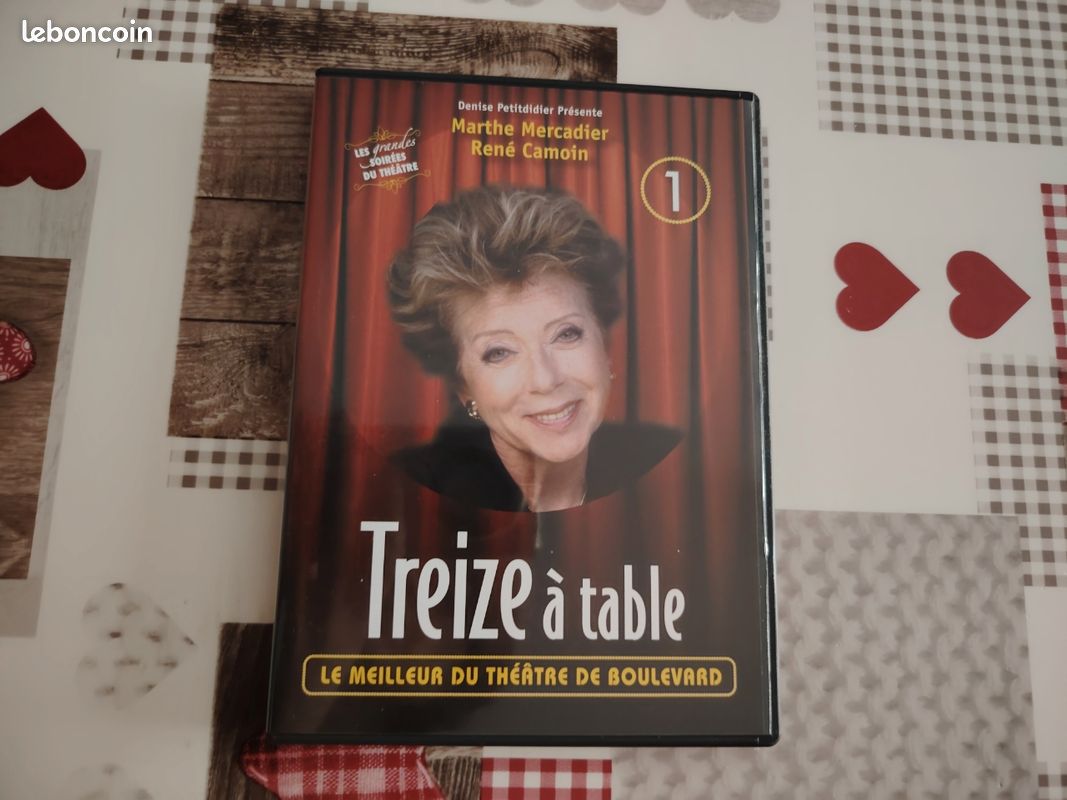DVD Théâtre "Treize à table" avec Marthe MERCADIER ET René CAMOIN (image 1)
