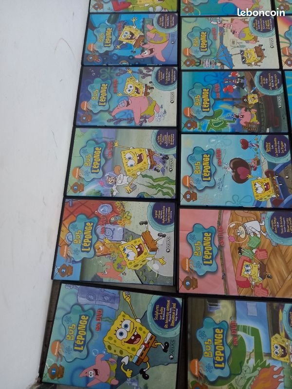 Collection de DVD Bob l'éponge intégralité de 1 au 38 manque le 31 pratiquement neuf (image 3)