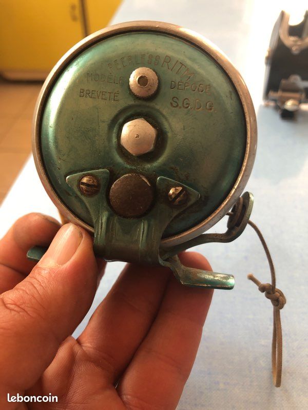 Moulinet Pêche à La Mouche Vintage Perrine Mfg Co - Fabriqué Aux USA