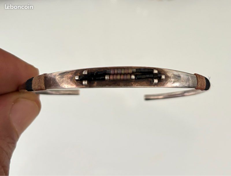 Bracelet jonc en argent (image 2)
