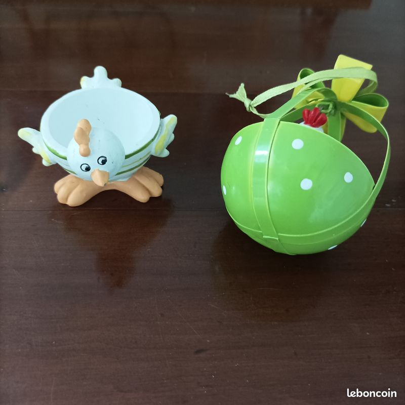Décoration pâques oeufs, poule à suspendre et poussin (image 4)