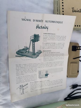 MECCANO HORNBY SIGNAL D'ARRET AUTOMATIQUE ECHELLE O