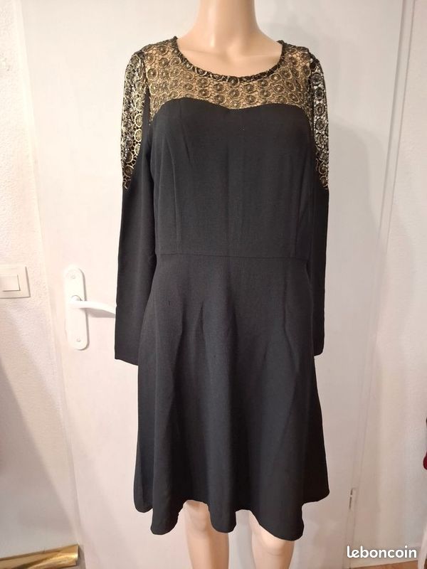 Robe Pull Grise 3 Suisses Collection - Taille 34-36 FR, Viscose/Coton, Très Bon État
