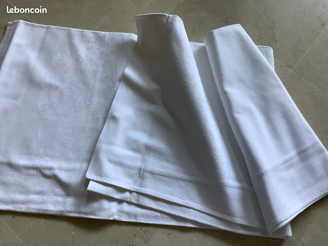 Nappe coton blanc (image 5)