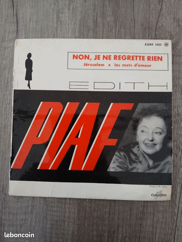 Edith Piaf/45tr/Non, je ne regrette rien (image 1)