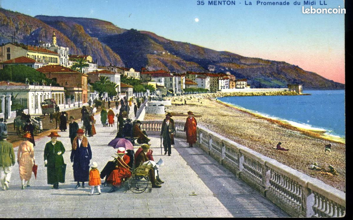 206F043 - ALPES MARITIMES - CARTE POSTALE ANCIENNE CPA de MENTON (réf.206 F 043) (image 1)