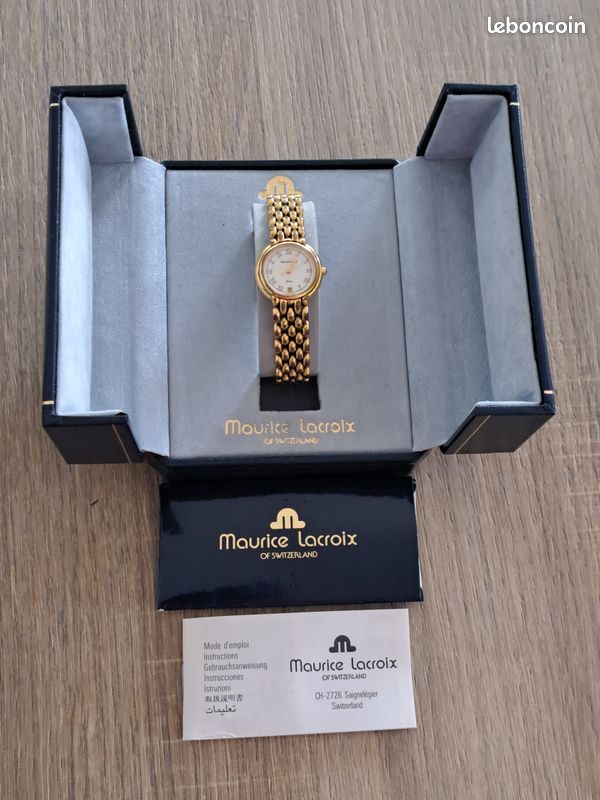 Bracelet (maillon) Pour Montre Maurice Lacroix Femme - Acier Inox Plaqué Or - Neuf Sans étiquette