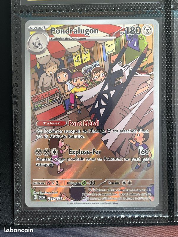 Carte Pokémon Pondralugon Holographique 107/142 Couronne Stellaire - Collection