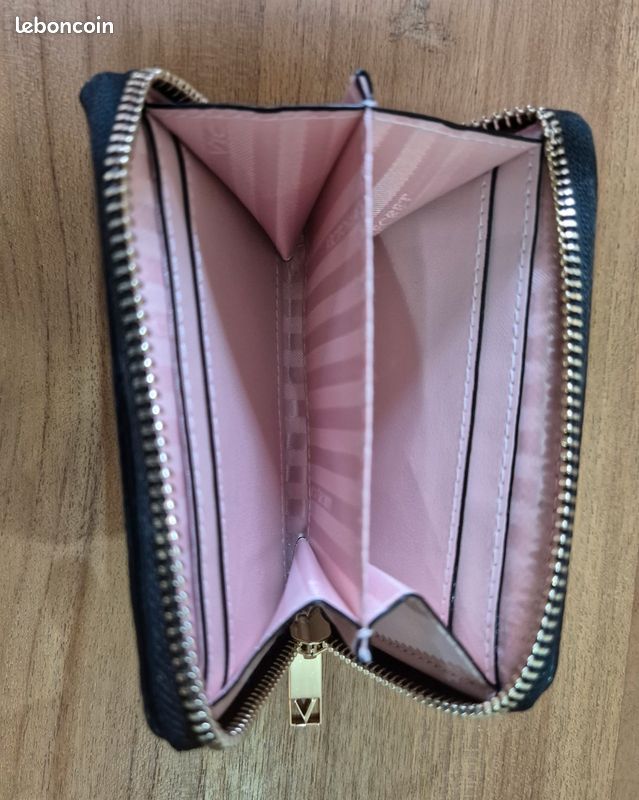 Petit Portefeuille Noir Victoria's Secret - Taille S - Occasion Très Bon état