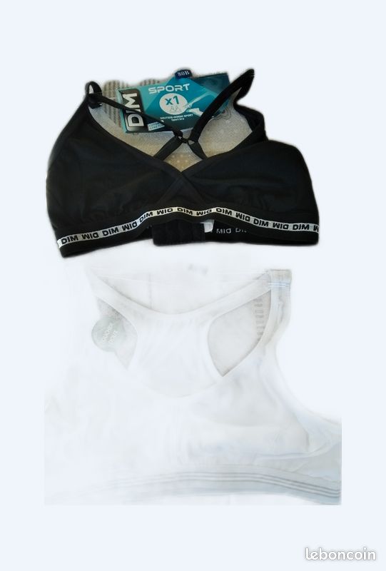 Soutien-gorge sport "DIM" & Soutien gorge "SINCÈRE" (image 1)
