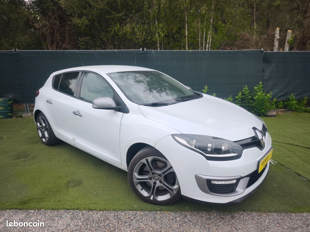 Rare Megane 3 phase 3 - 2.0 Turbo 220 GT - 107 000kms - Cuir - GPS - 1ere Main (image 1)