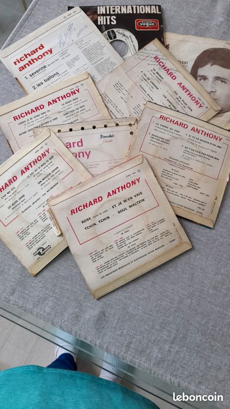 RICHARD ANTH0NY 9 disques 45 Tours (image 3)