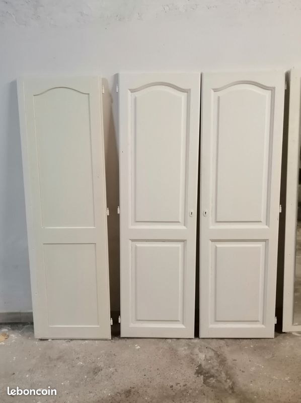 6 portes de placard en bois (image 2)
