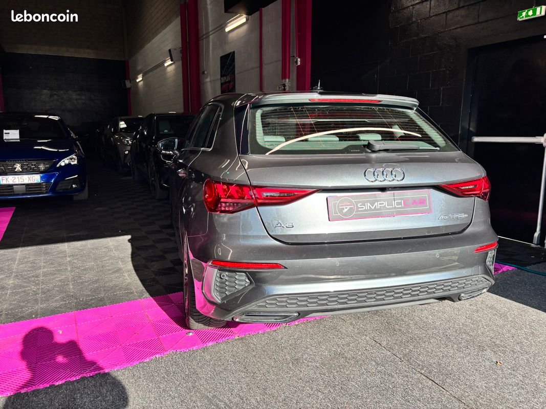 AUDI A3 Sportback 40 TFSIe 204 S tronic 6 S Line CarPlay Caméra de recul Entretient Audi Origine France Garantie 12mois (image 32)