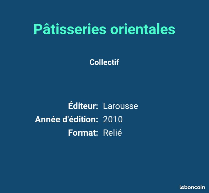 Pâtisseries orientales - Collectif (image 2)
