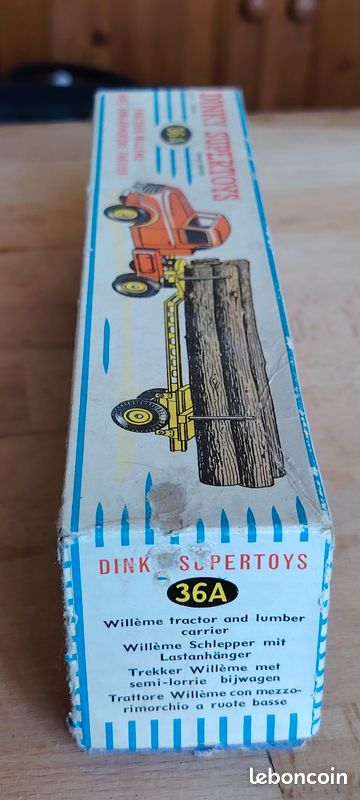 Dinky Toys Supertoys Tracteur Willeme Fardier 36 & 36 A
