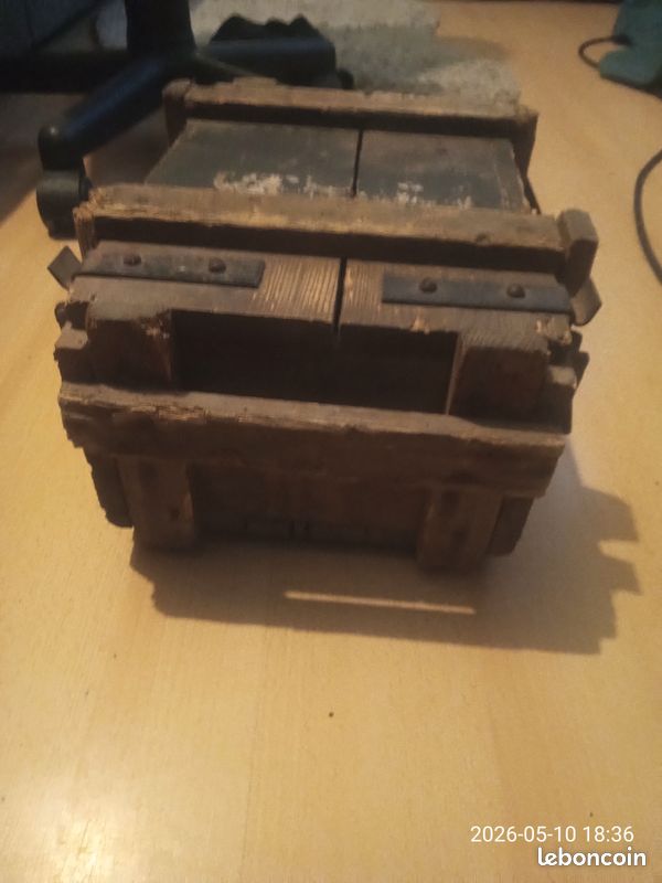 Coffret en bois pour munitions vintage (image 3)