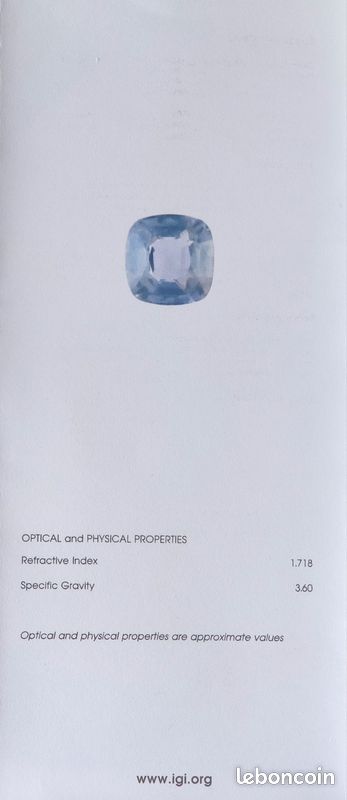Spinelle gris naturel 1,05 ct certifié IGI – Non traité (image 10)