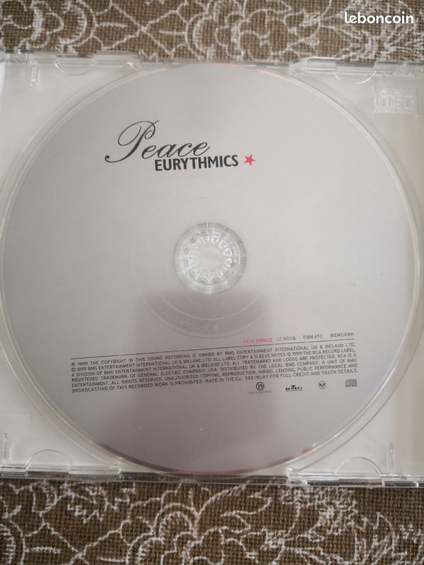CD Eurythmics Peace (image 3)