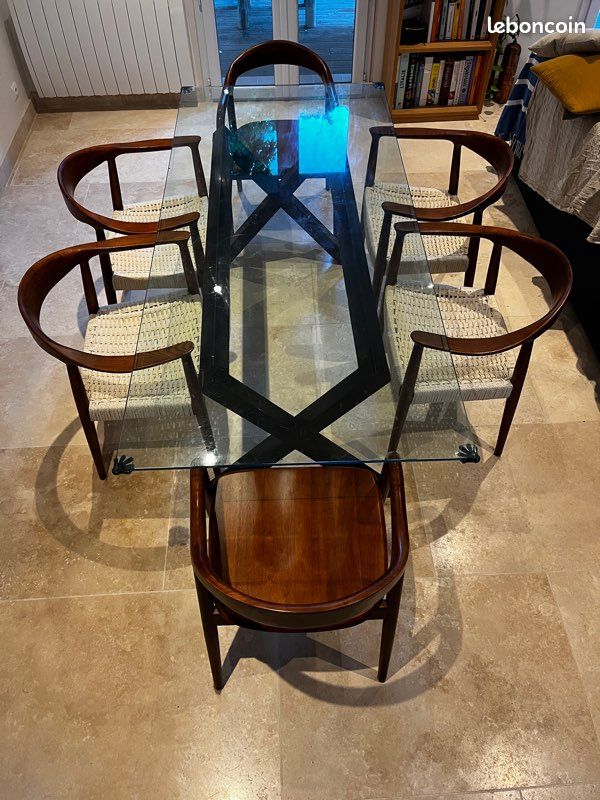 Table à manger Habitat « Dublin » 200x90 (6/8 pers) (image 1)
