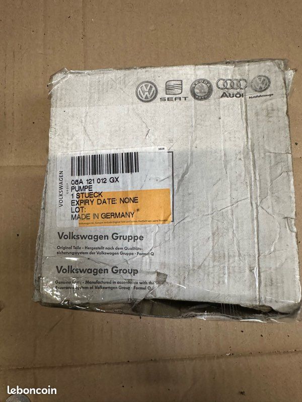 Pompe à eau 23 dents VW de 95 à 17/Audi de 95 à 08/Seat de 96 à 15/Skoda de 96 à 10 1.8/2.0 4Motion/T/Bi-Fuel/i/TT/Quattro d’origine VW neuve (image 3)