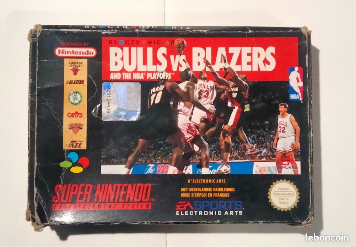 Bulls vs blazers (super nes) (image 1)
