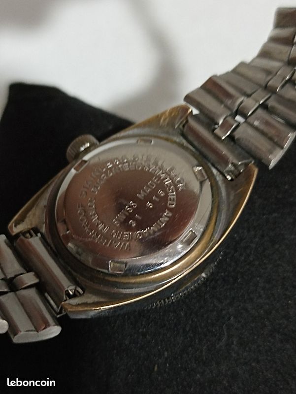 Mouvement De Montre Mécanique Vintage Sofior Co. - Pour Pièces / Réparation - Balancier Fonctionnel