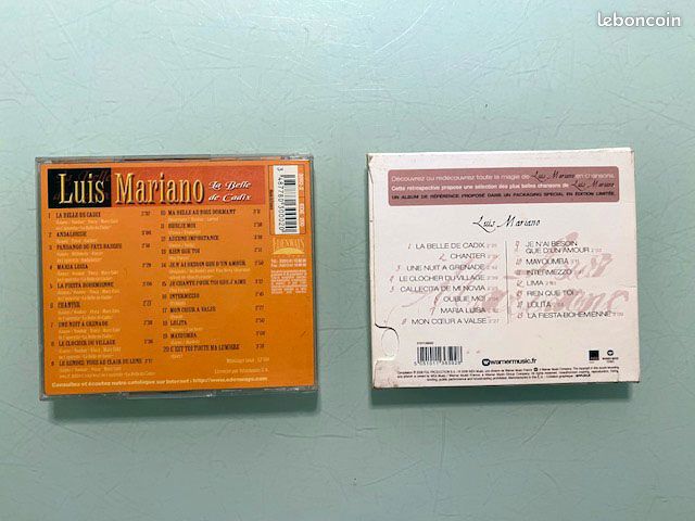 CD - 2 disques Luis Mariano - Best Of - Rétrospective + La belle de Cadix (image 2)