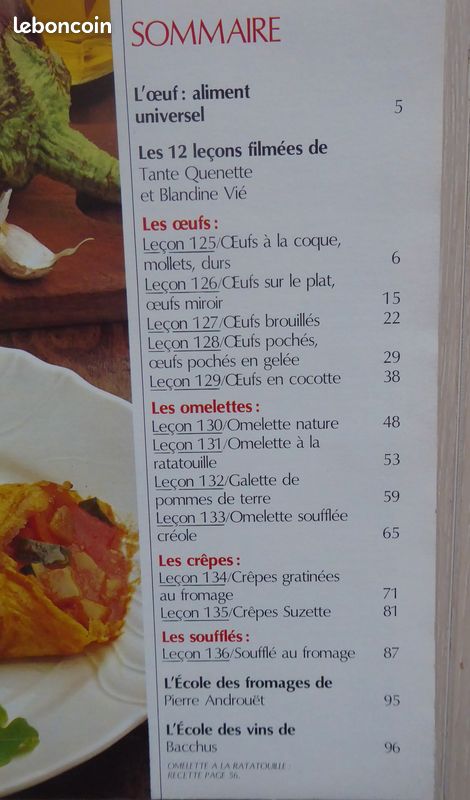 Livre : L' école de cuisine n° 11 - Les oeufs (image 3)