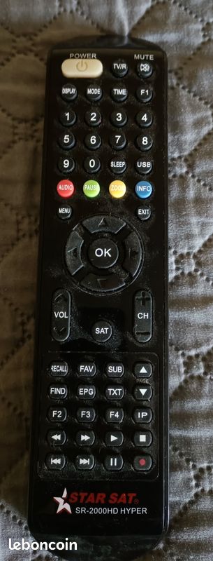 Télécommande de remplacement pour Star Sat SR-2000HD HYPER