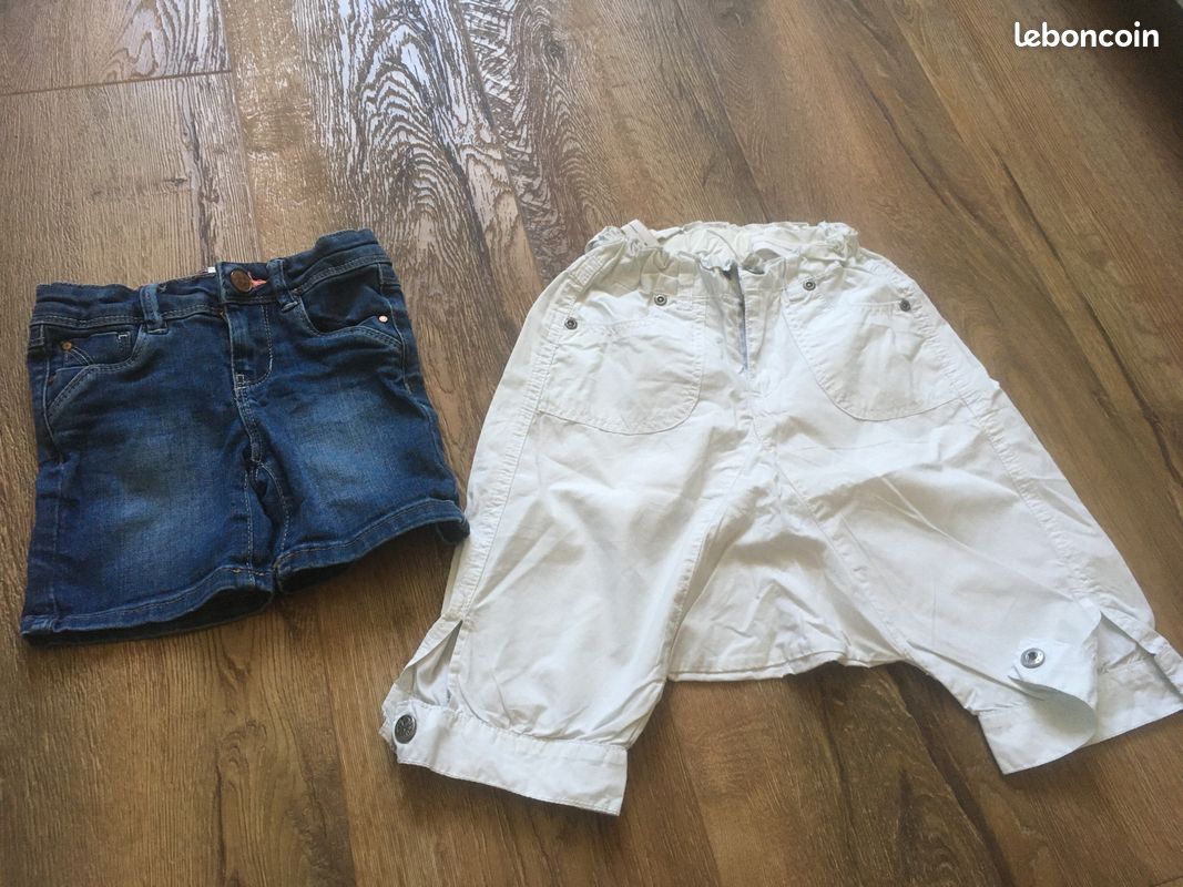 Lot de short fille 4 ans (image 1)