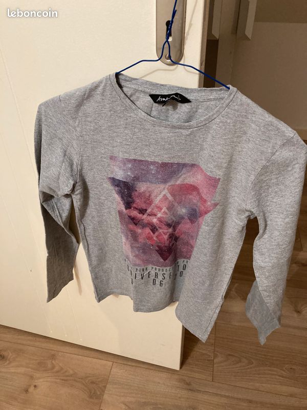 Tee-shirt manches longues galeries Lafayette 10 ans (image 1)