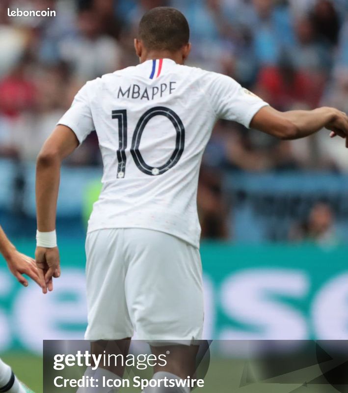 Flocage Officiel - Paris Saint-Germain, Mbappé, 2018/2019, Away, Noir/ – Footpress