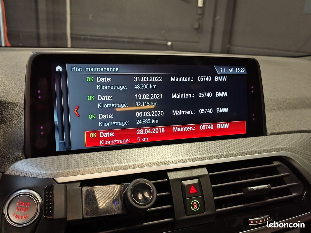 BMW X3 G01 xDrive20d 190ch BVA8 M Sport / Toit ouvrant (image 29)