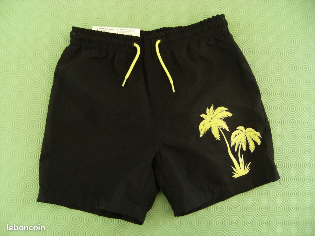 Short De Bain Noir Les Garçons Paris – Taille XS – Neuf Sous Coffret – Fabriqué En France