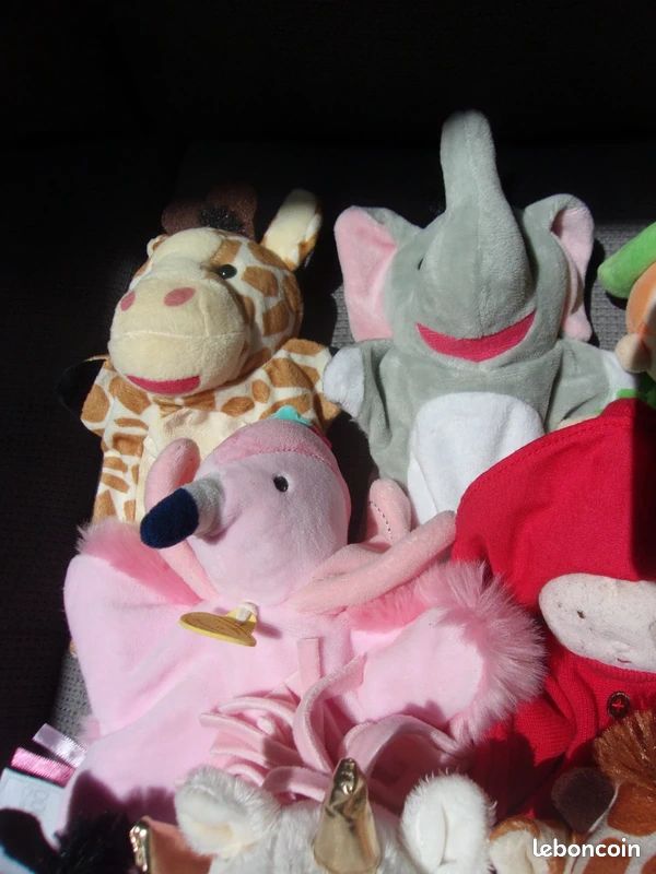 Super lot 14 marionnettes doudou peluches (image 3)