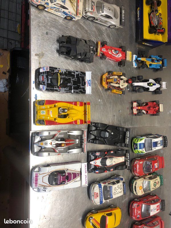 Pistes Scalextric - 2 Pistes De Changement T47 + 1 Grille De Départ T34 - Occasion, Fabriqué En France