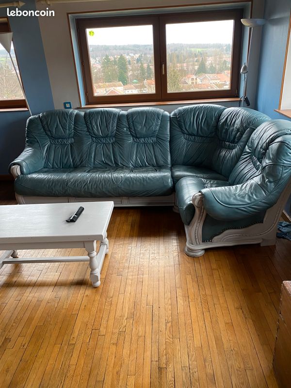 Canape cuir d angle (image 2)