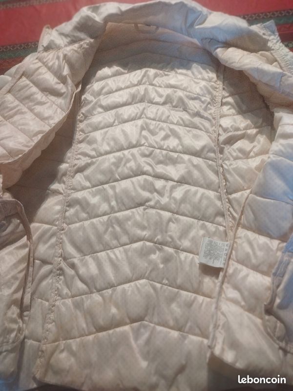Blouson écru femme taille 38/40 marque "Polydown" (image 2)